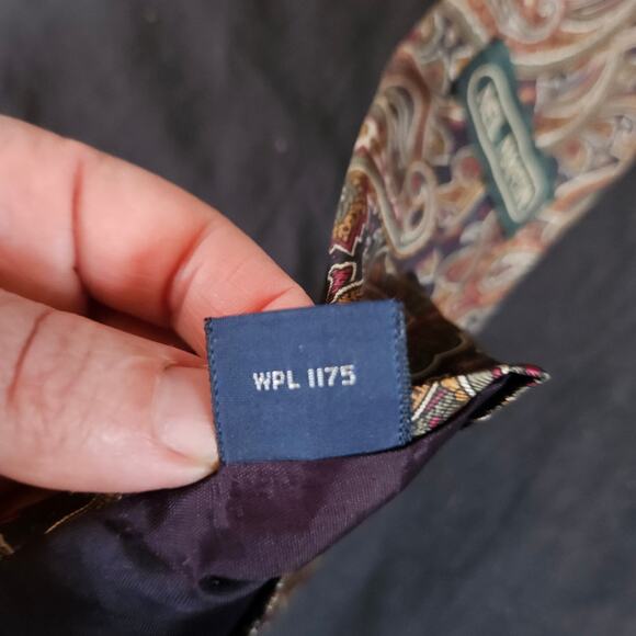 Neil Martin 100% Silk Ties Made in USA Set of 2 Paisley Business Office Suit - Picture 5 of 11